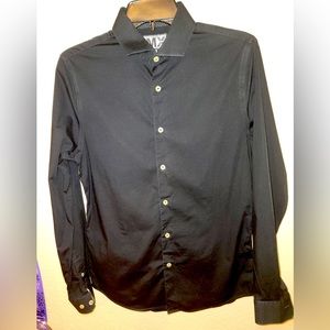 Express 1MX Limited Edition Black Dress Shirt Size 14 - 14 1/2
